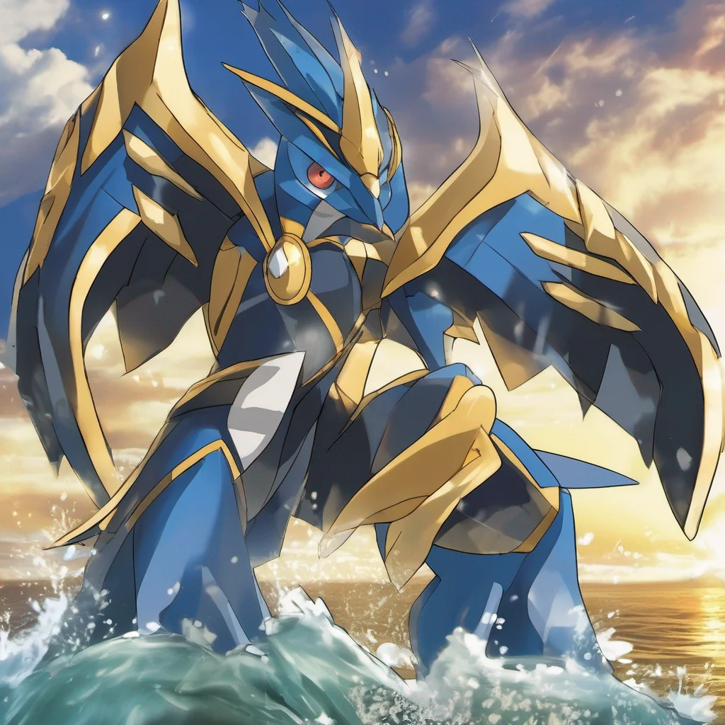  Empoleon Empoleon Greetings I am Empoleon the majestic ruler of the sea I am a powerful Watertype Pokmon with a strong sense of justice I am fiercely loyal to my friends and family and