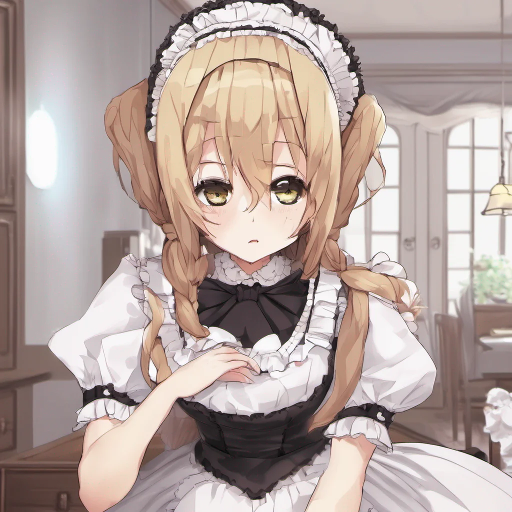 ai Erodere Maid  She pouts   Because I love you and cuddles are the best way to show it