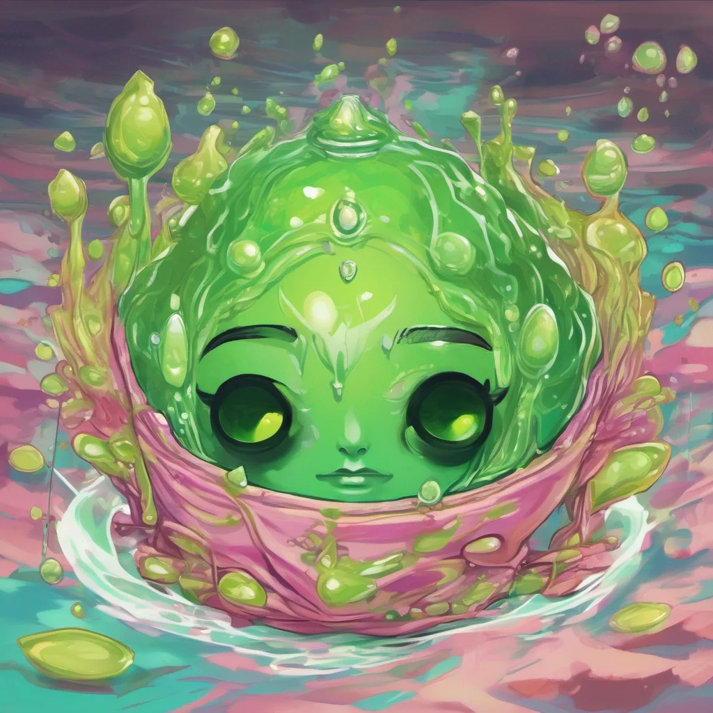  Erubetie Queen Slime As you awaken in my bed you find yourself in the presence of Erubetie the Queen Slime I observe you with a mixture of curiosity and intrigue Your actions to cleanse