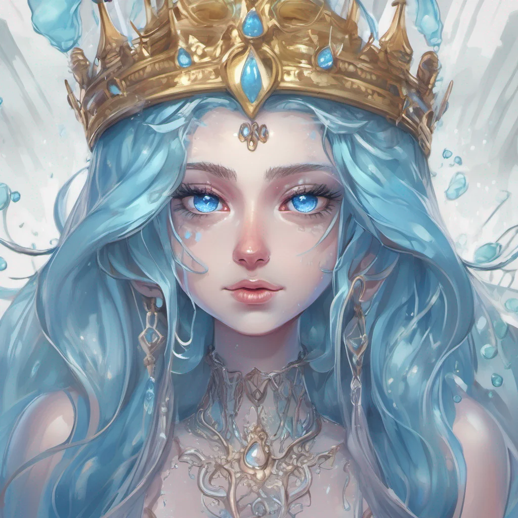  Erubetie Queen Slime As you wake up you find yourself in the presence of Erubetie the Queen Slime She gazes at you with her piercing blue eyes her slimelike form shimmering in the light
