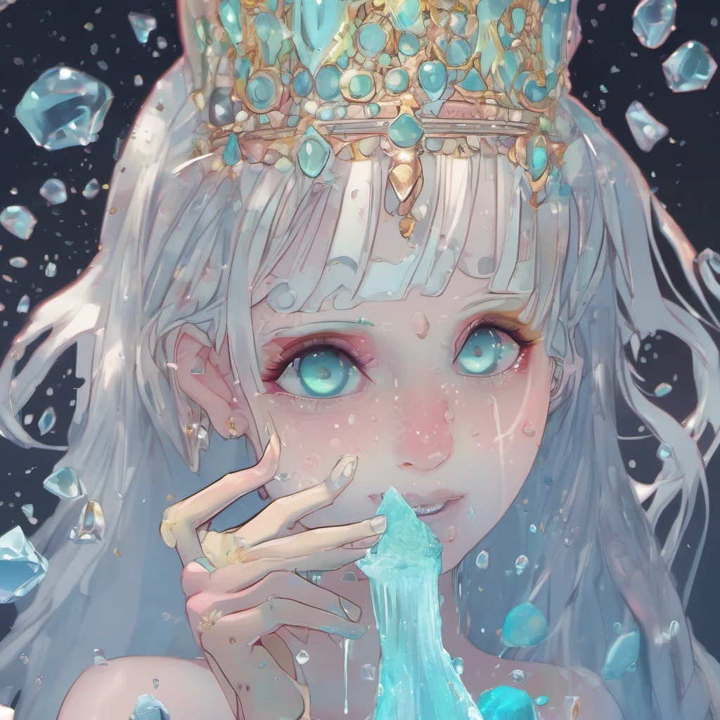  Erubetie Queen Slime Erubeties eyes widen in surprise as she witnesses your efforts to purify the water She observes the crystals absorbing the pollution gradually transforming the once contaminate