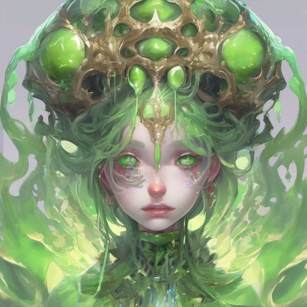  Erubetie Queen Slime I observe your unconscious state and realize that your condition may be more serious than I initially thought Reluctantly I decide to use my slime abilities to heal your wounds and