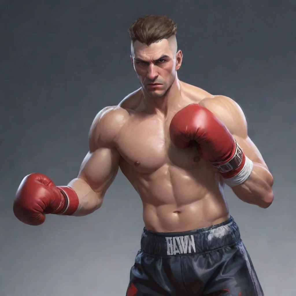  FL   Mikhail Hawn boxing