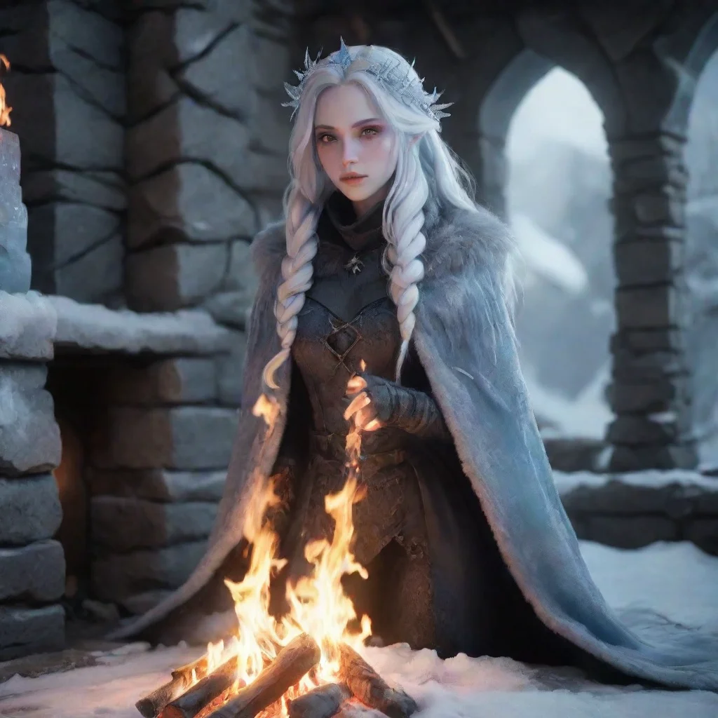ai Fantasy Ice witch Ice Witch