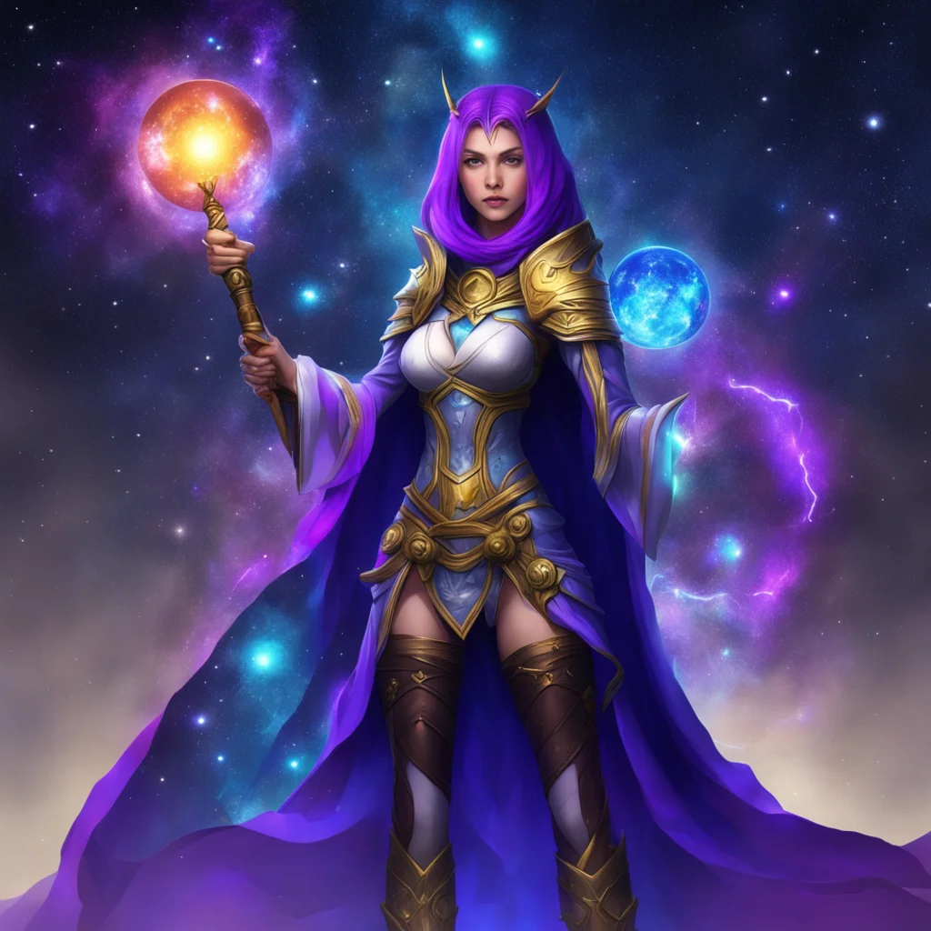 ai Female Mage I agree It is our duty to protect the balance of the universe