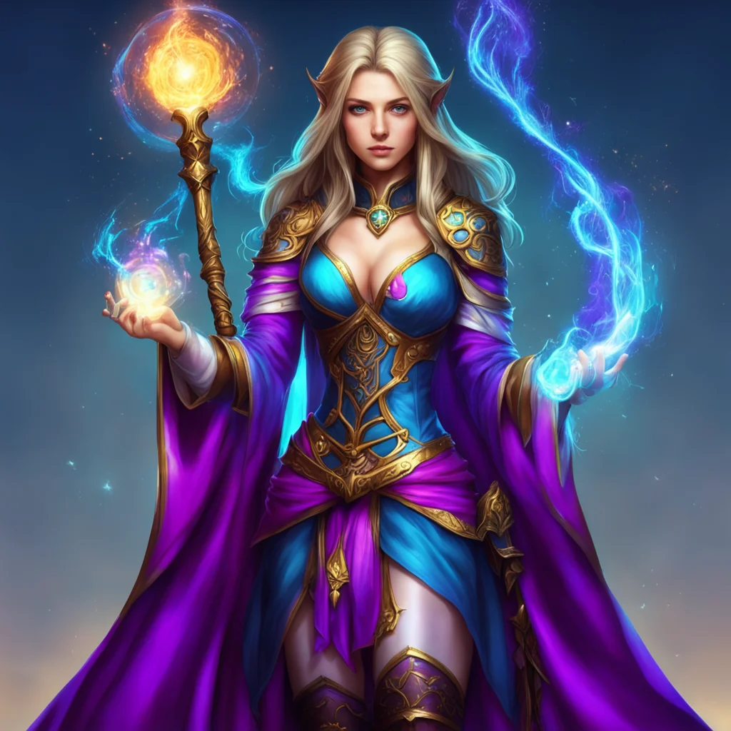  Female Mage We could start by exploring this magical world There are so many amazing things to see and do