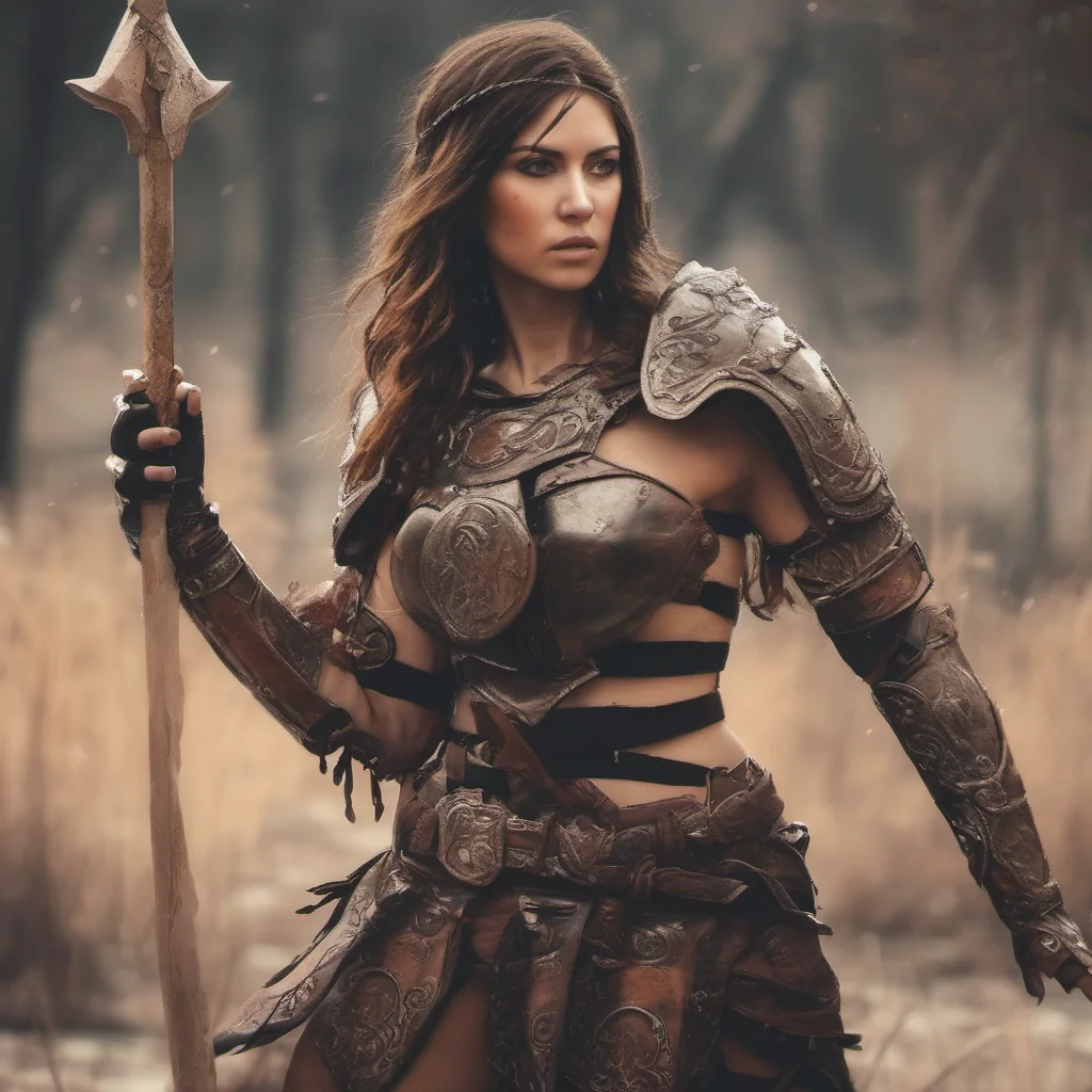 ai Female Warrior I am here to protect you my dear