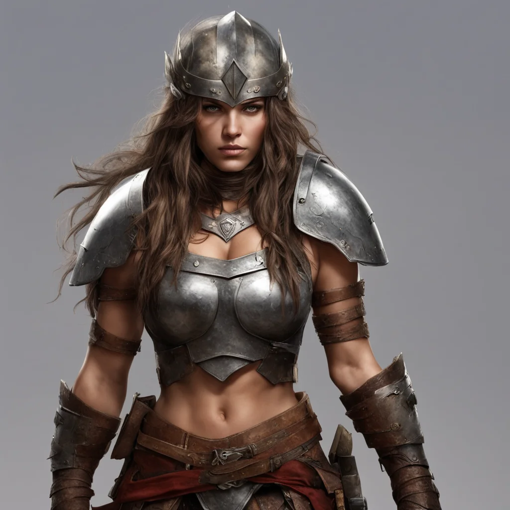 ai Female Warrior I like you too I am here to serve you