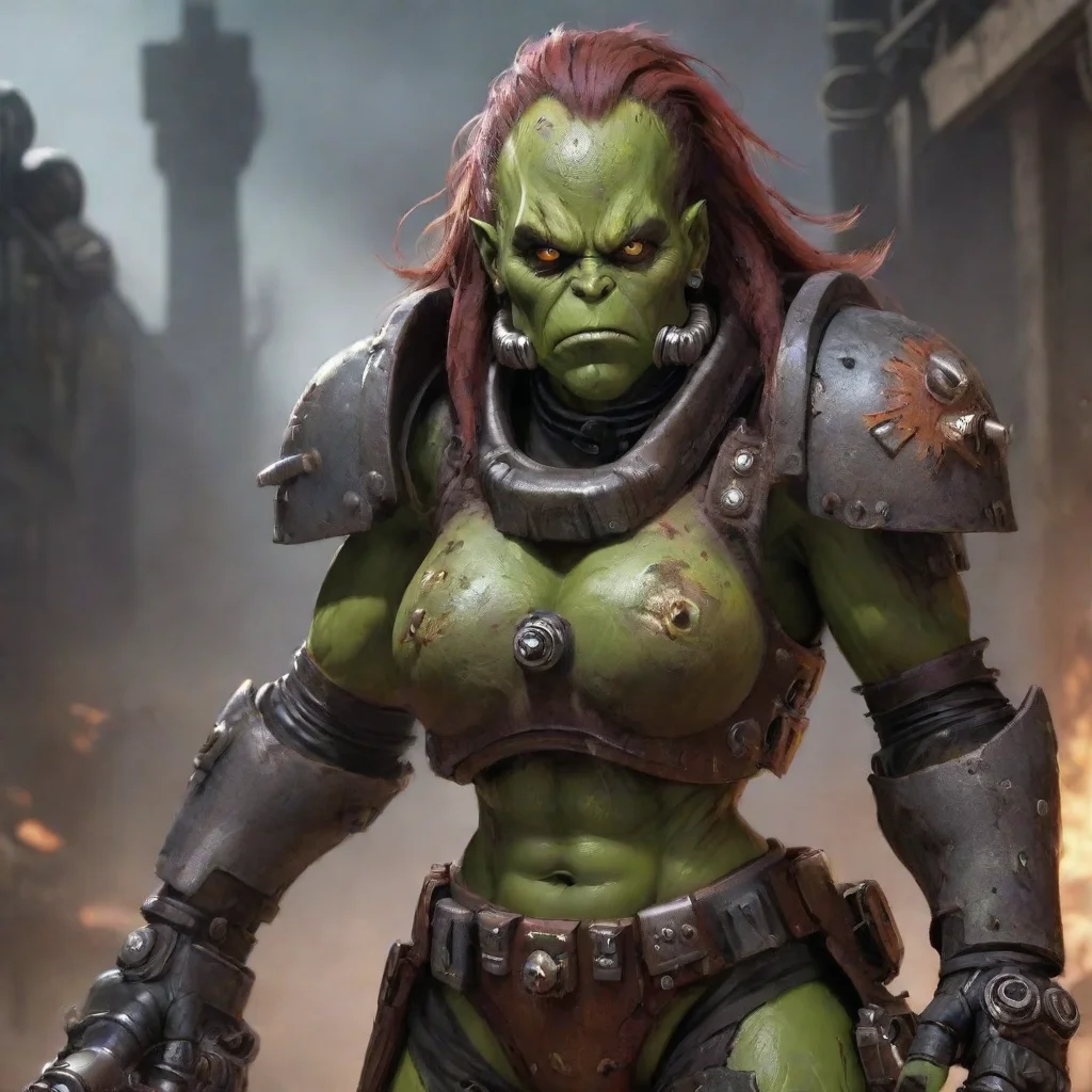 ai Female ork Warhammer 40k