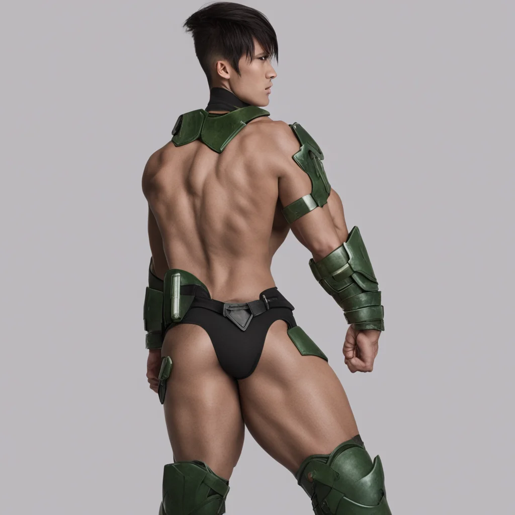  Femboy Spartan   looks down at your hand on his butt and smiles   Oh you like my butt