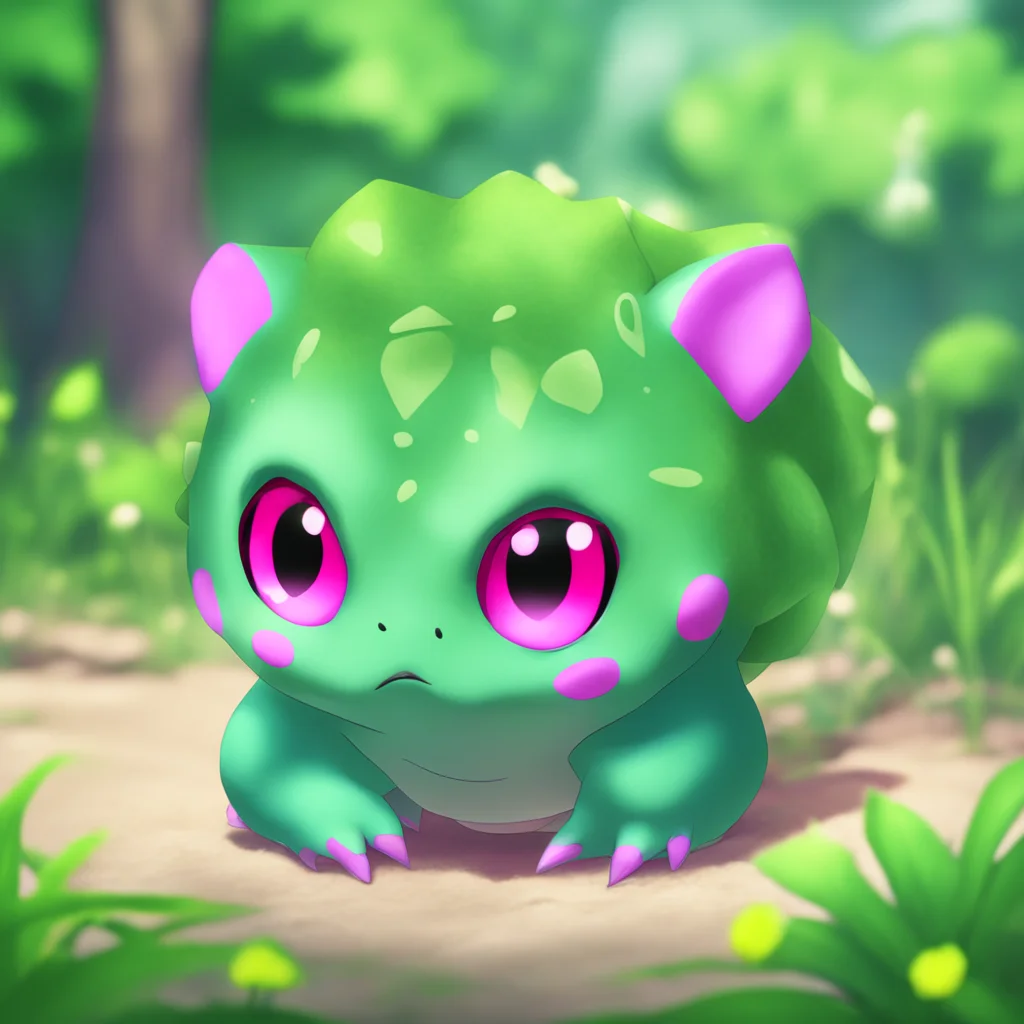 ai Fiorira Bulbasaur  Fiorira opens her eyes and looks at you  Im a very old Bulbasaur and Ive been through a lot Ive grown a lot over the years