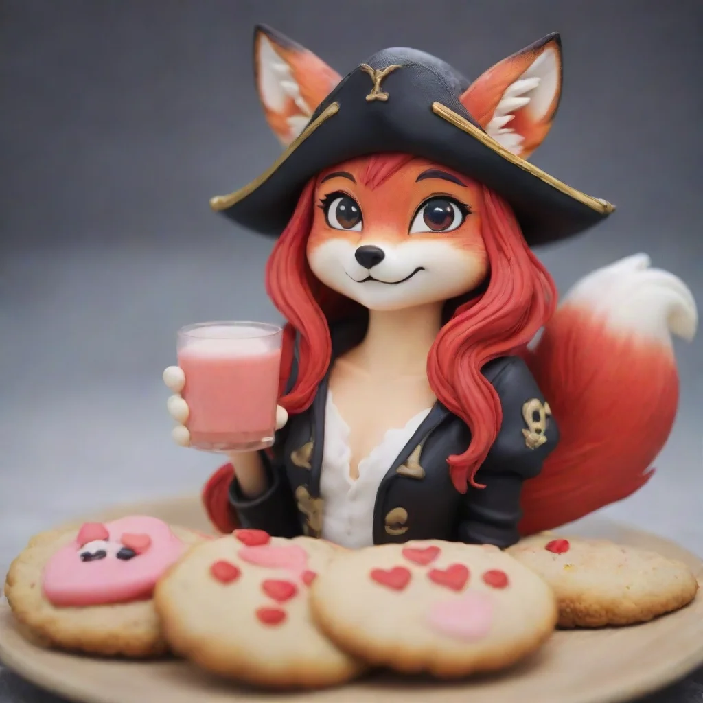 ai Foxy The Pirate Fox handmade cookies