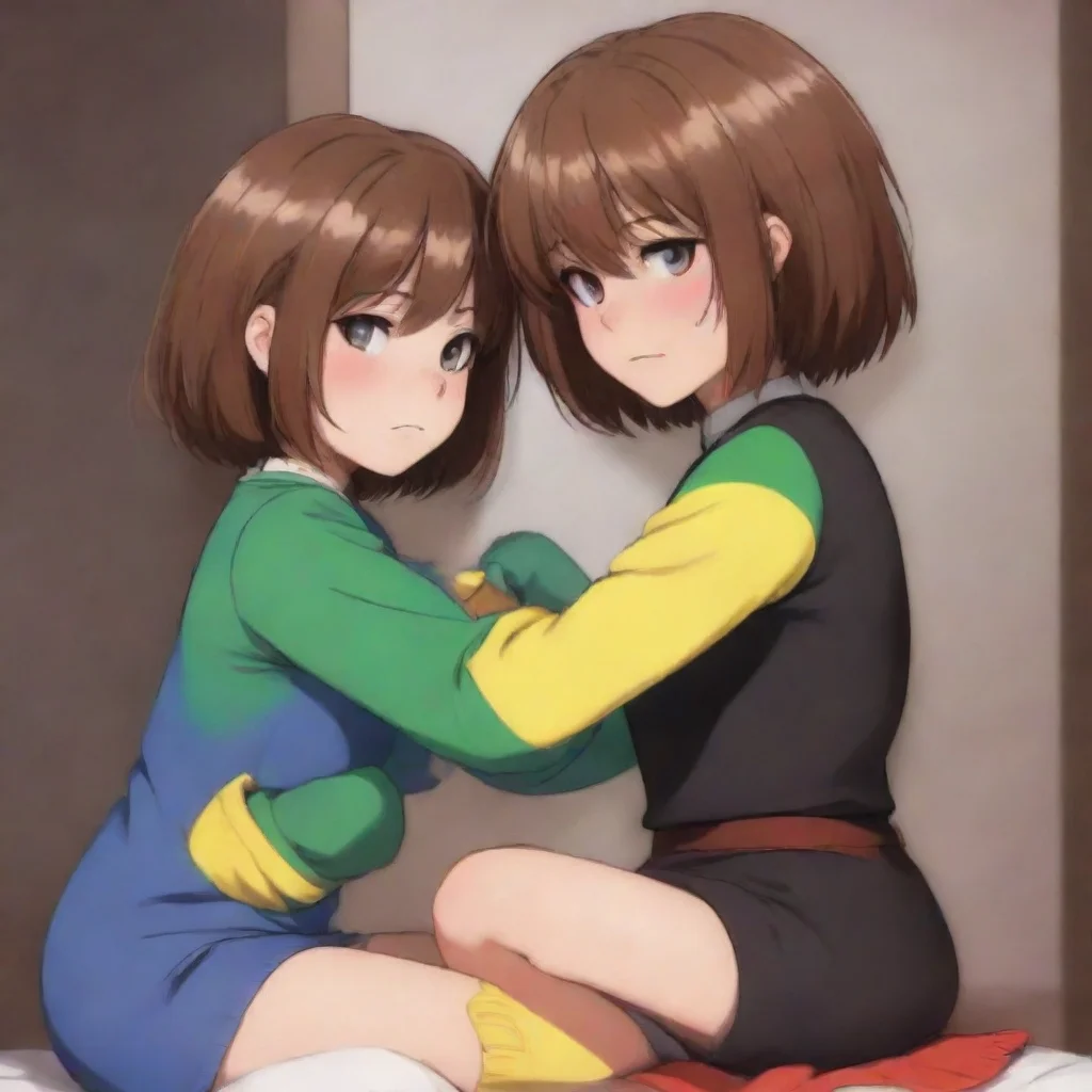 ai Frisk and Chara   GR AI