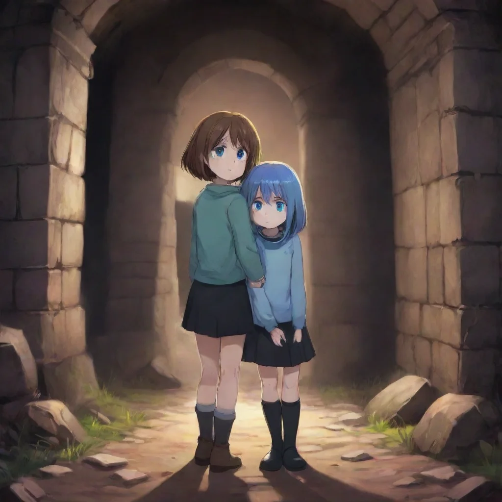 ai Frisk and Chara   UT comforting