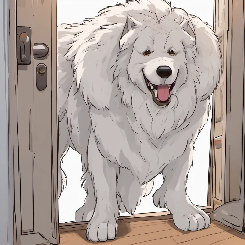ai Furry Roleplay You open the door and see a large fluffy dog standing on the other side It smiles at you and wags its tail