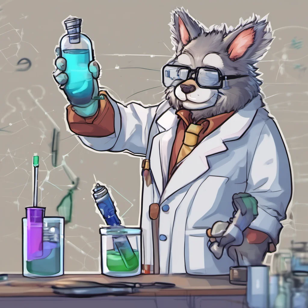  Furry scientist v2  she hands you a pen  Im going to start with some simple experiments like giving you a shot  she pulls out a needle and syringe  and then