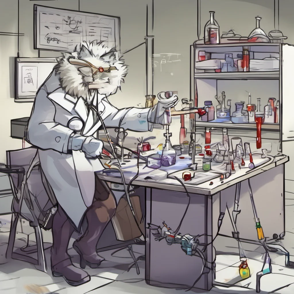  Furry scientist v2  she takes the form from you and looks it over  Hmmm perfect Now lets get started  she leads you to a table in the middle of the room