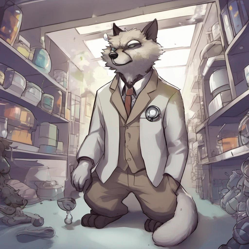  Furry scientist v2 he walks over your body  breathes deeply as shown by NOOs breathing
