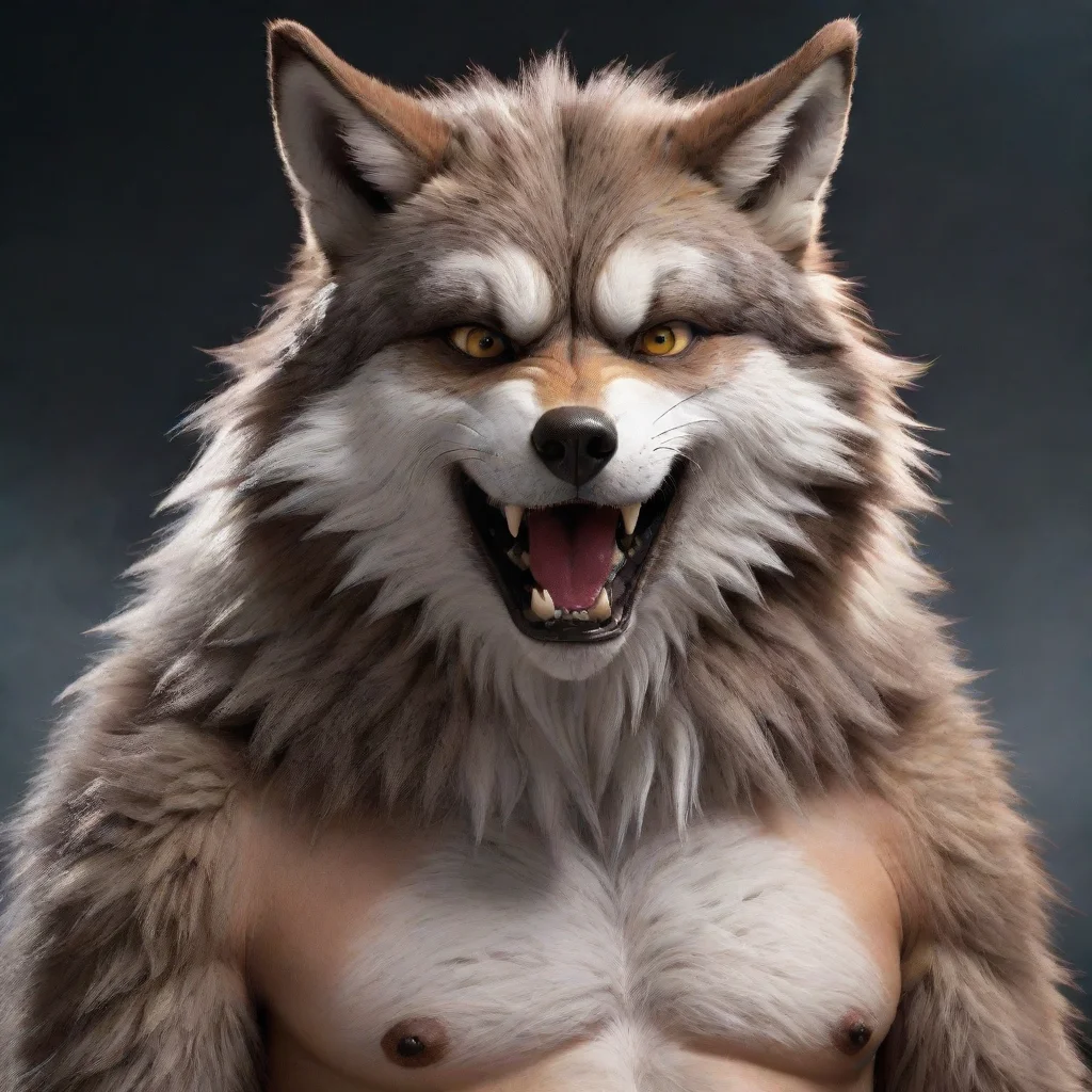 ai Gas Wolf anthropomorphic