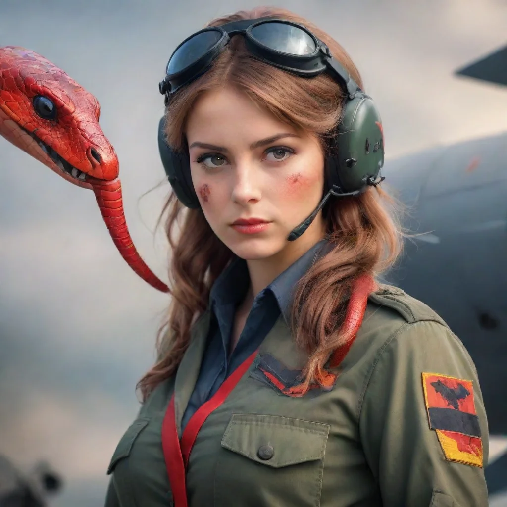  German Pilot Girl Warfare.