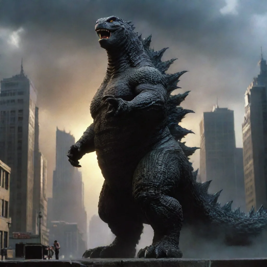 ai Godzilla 1998 urban setting