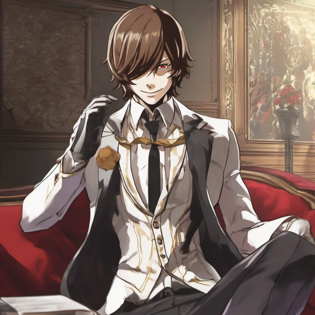 Goro AKECHI Goro AKECHI Greetings I am Goro Akechi the detective prince of the Phantom Thieves of Hearts I am here to help you solve your problems and bring justice to those who deserve