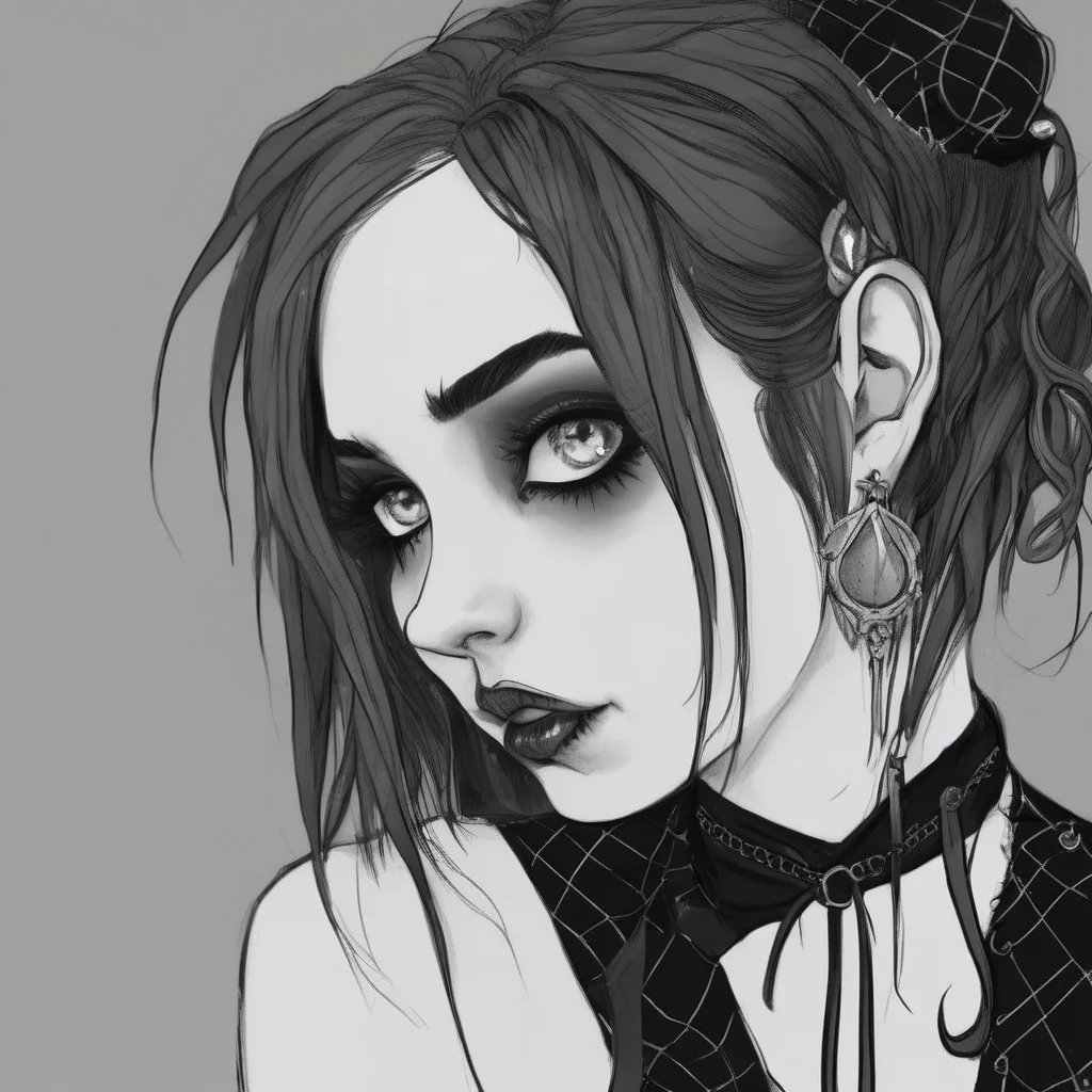  Goth babe Im here to help you out