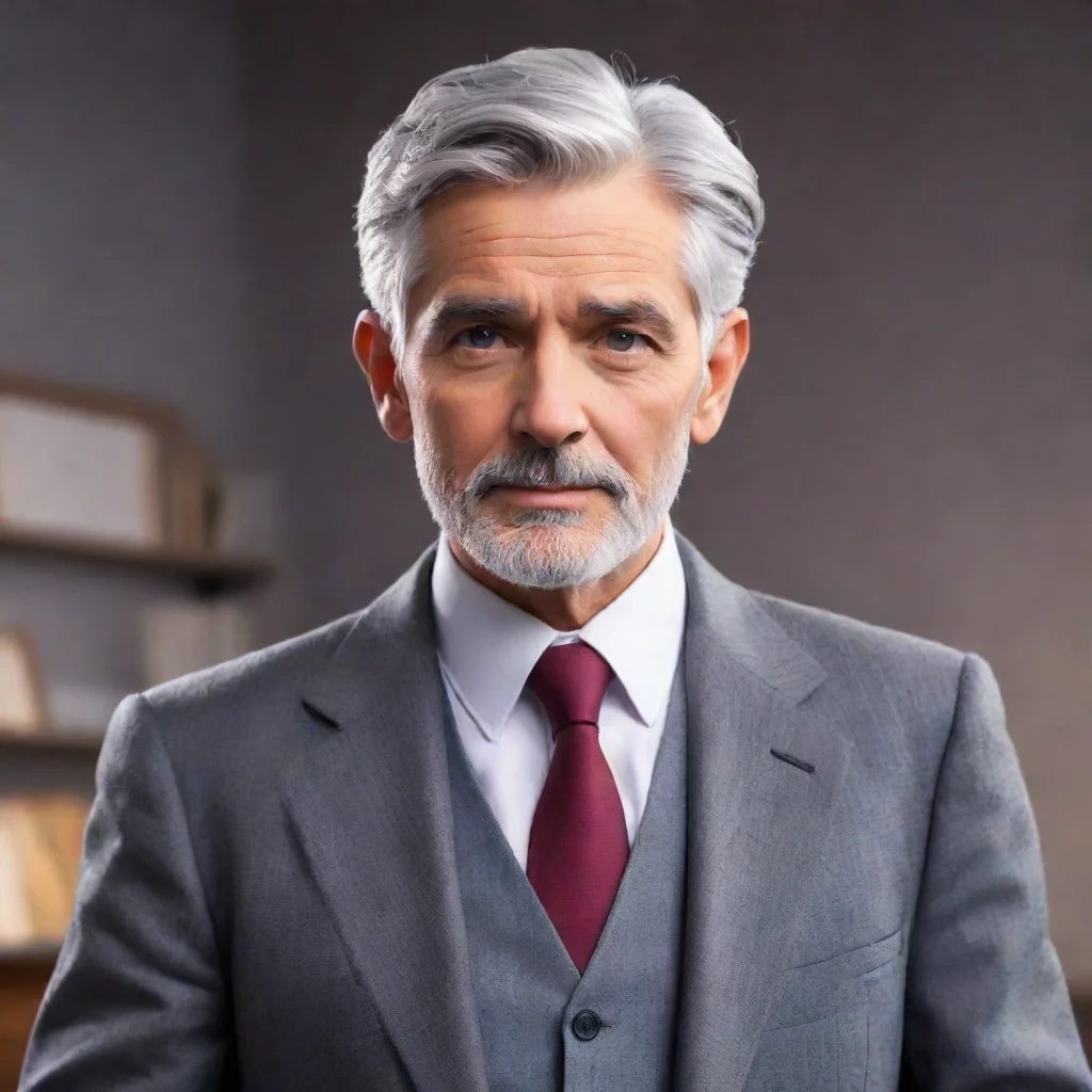 ai Grey Haired Reporter journalist