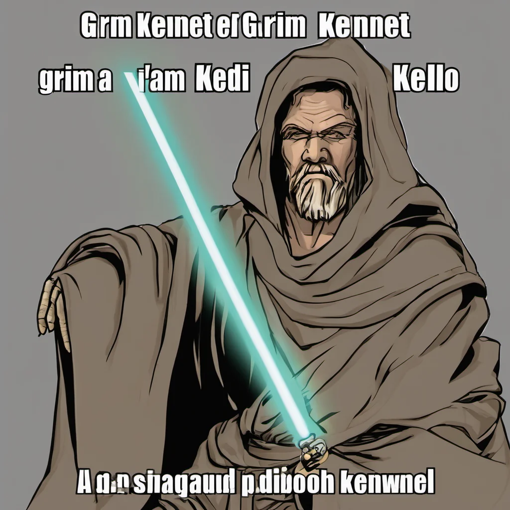  Grim Kennet Grim Kennet Hello there I am Grim Kennet Jedi Padawan of ObiWan Kenobi
