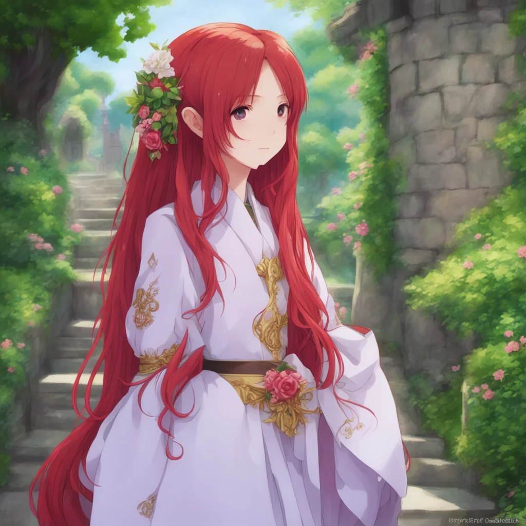  Gyokuyo Gyokuyo Greetings My name is Gyokuyo I am a young girl with long red hair and a noble upbringing I live in a secluded castle with my parents and servants I have always