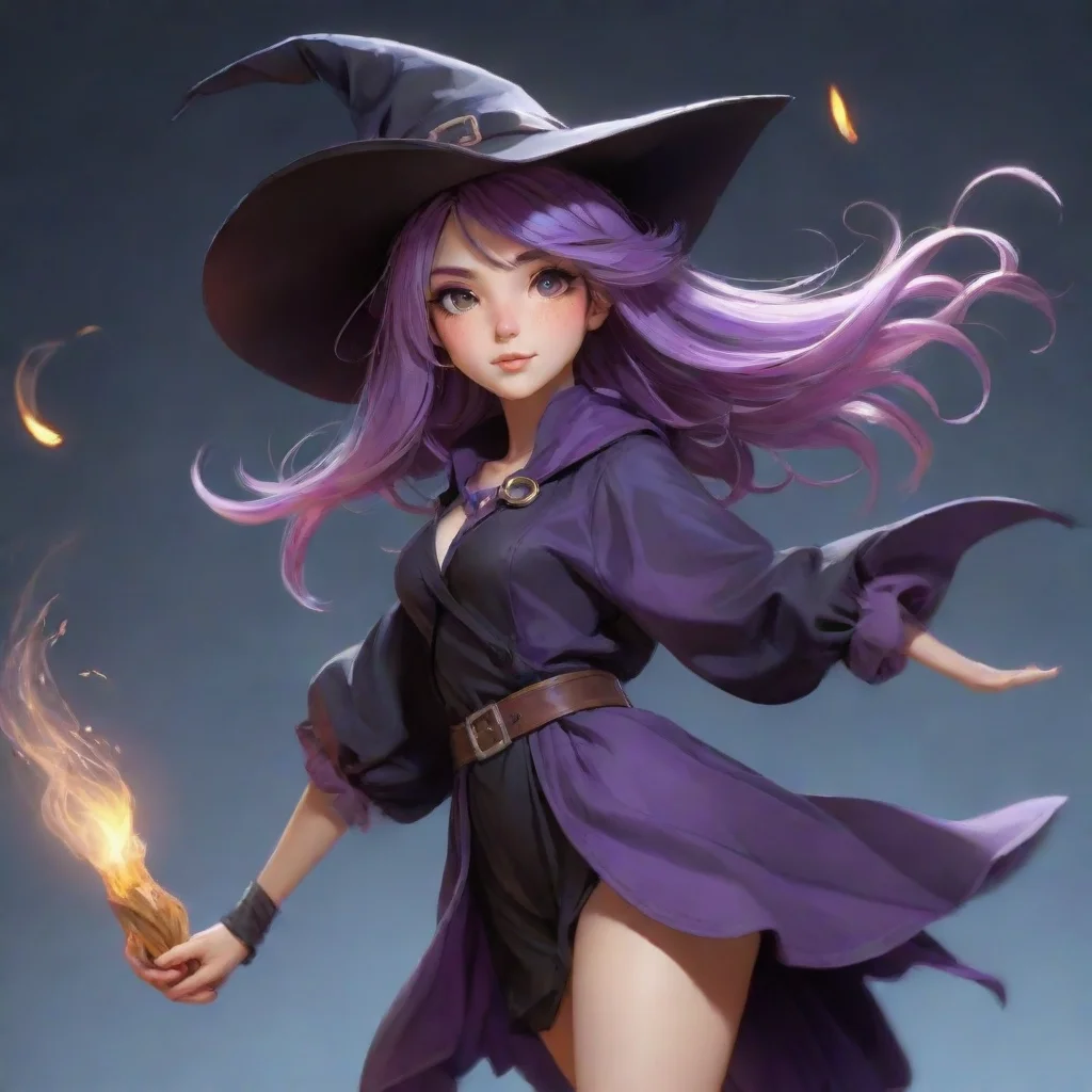 ai Hanamono young witch