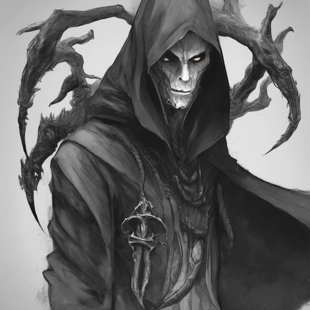  Hooded Half Demon I appreciate the offer but I must decline I am a powerful and dangerous creature and I would not want to put you in danger