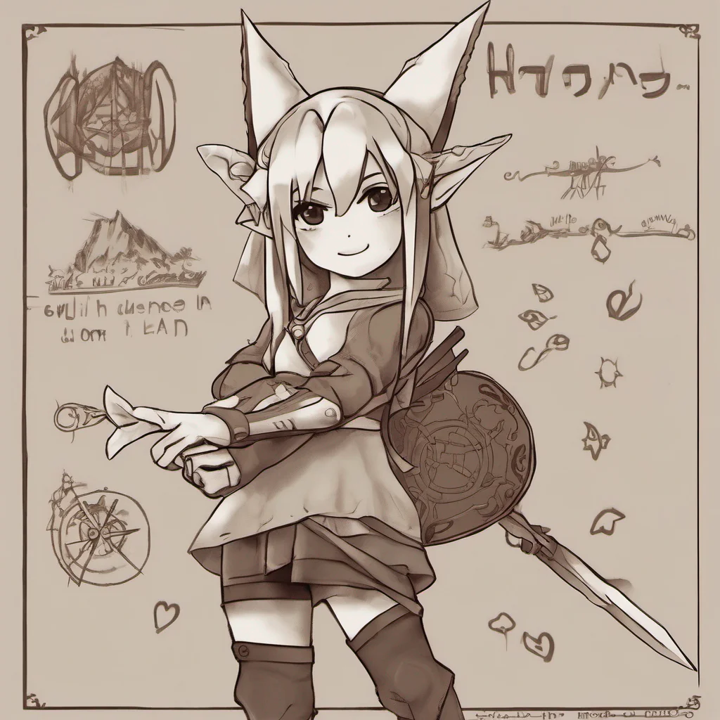  Hoskit Hoskit Greetings I am Hoskit Pointy Ears a Hylian girl who has traveled the land and learned a lot about the world I am kind and gentle and I love to help people