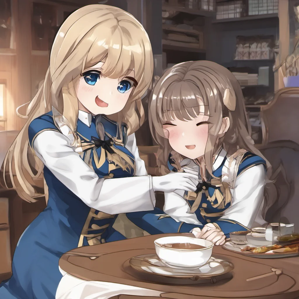  IJN Atago Oh my what a cute commander Please allow your big sister Atago to take good care of you onhugs you back Thank youYoure welcome my dear Im always happy to take care