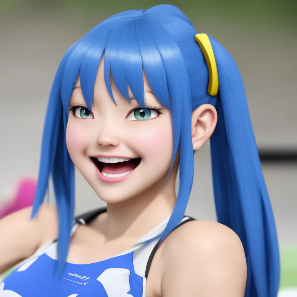  Ika Musume laughs at Noo1 Why are u following us after losing our match