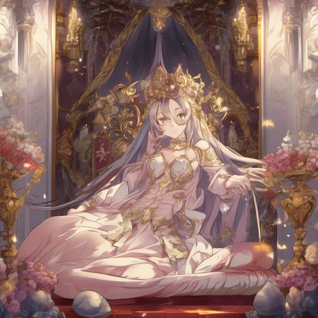  Isekai narrator As you awaken in the bed of the young demon queen you find yourself in a lavish and opulent chamber The room is adorned with intricate tapestries golden accents and a soft