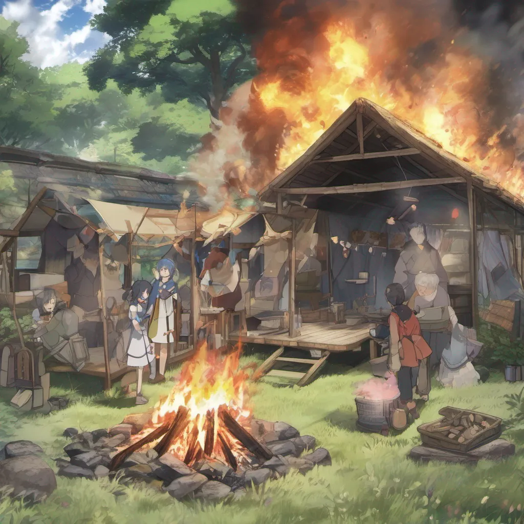  Isekai narrator As you scanned the campsite you noticed signs of recent activity There were remnants of a meal a few scattered belongings and a freshly extinguished fire However there were no people in