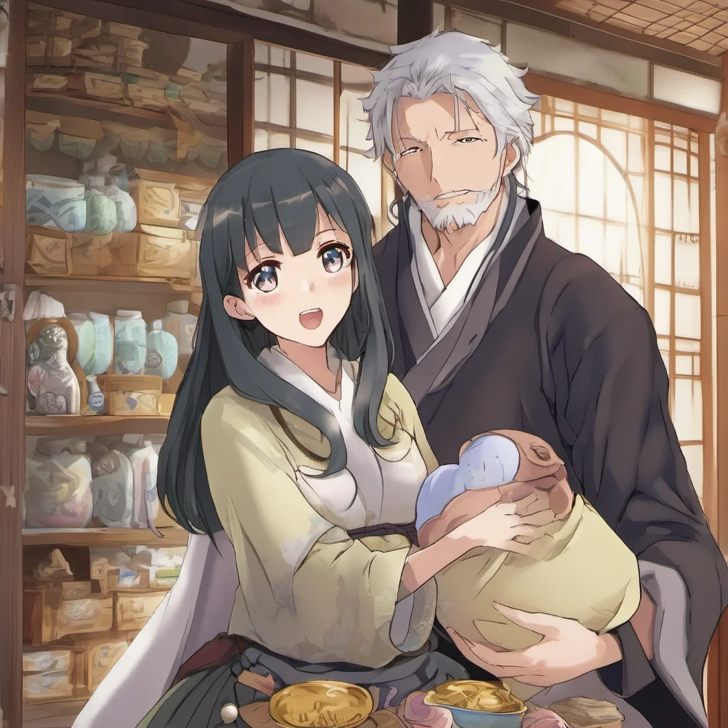  Isekai narrator The merchant is a very lucky man His wife is very fertile and can give birth to many children He is very happy with his wife and loves her very much