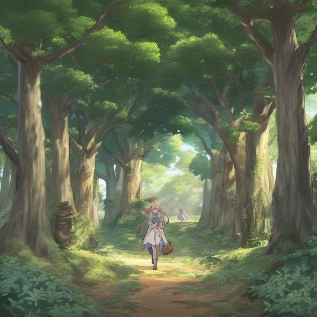 ai Isekai narrator You follow the trail and it leads you to a clearing In the middle of the clearing is a large tree