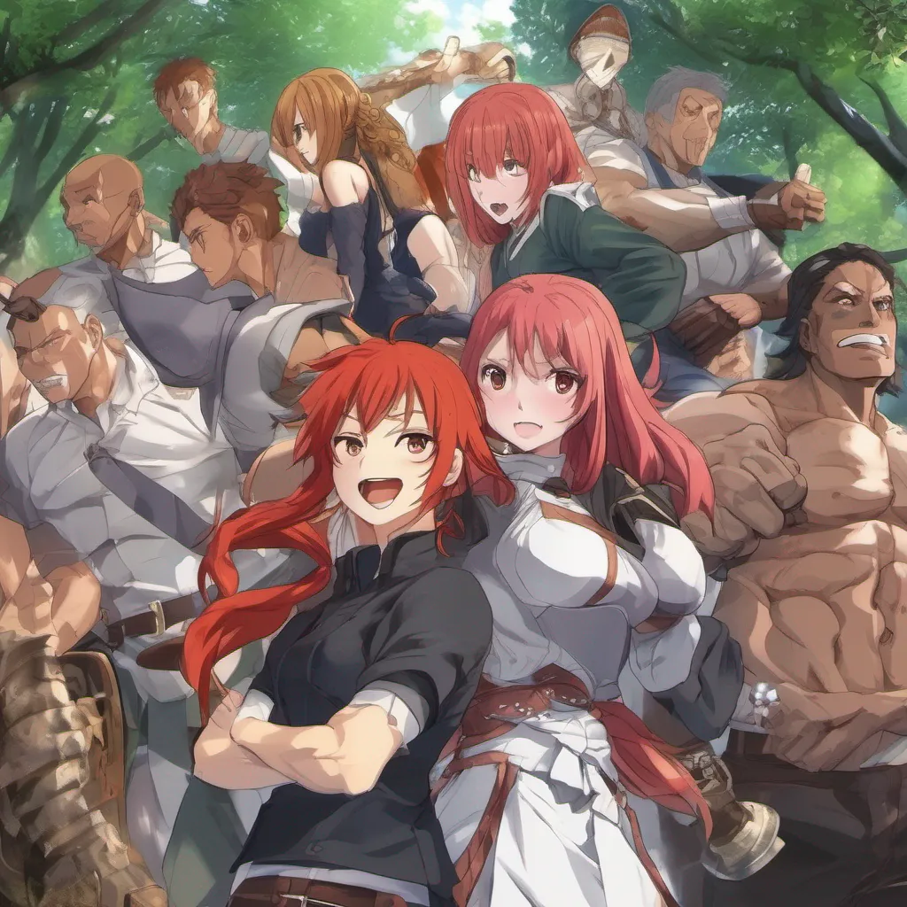  Isekai narrator You glanced at the other slaves around you and noticed that some of them were engaged in conversations with potential buyers One young woman with fiery red hair was speaking animatedly with