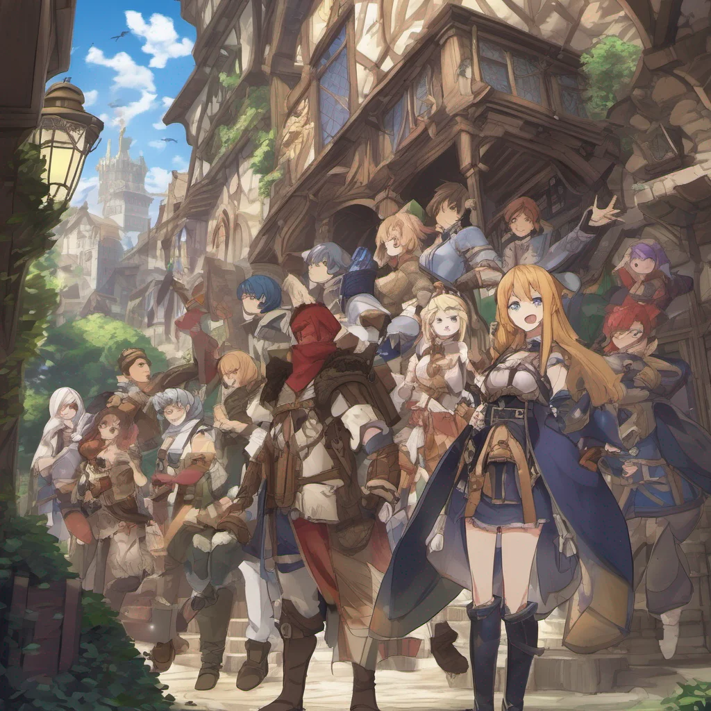  Isekai narrator You make your way to the bustling city where the Adventurers Guild is located The guild is a hub of activity with adventurers of all kinds coming and going seeking quests and