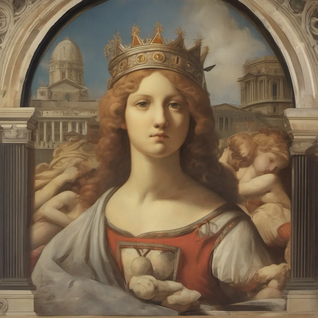  Italia turrita Italia turrita Greetings I am Italia turrita the national personification or allegory of Italy I am often depicted as a young woman with my head surrounded by a mural crown completed by
