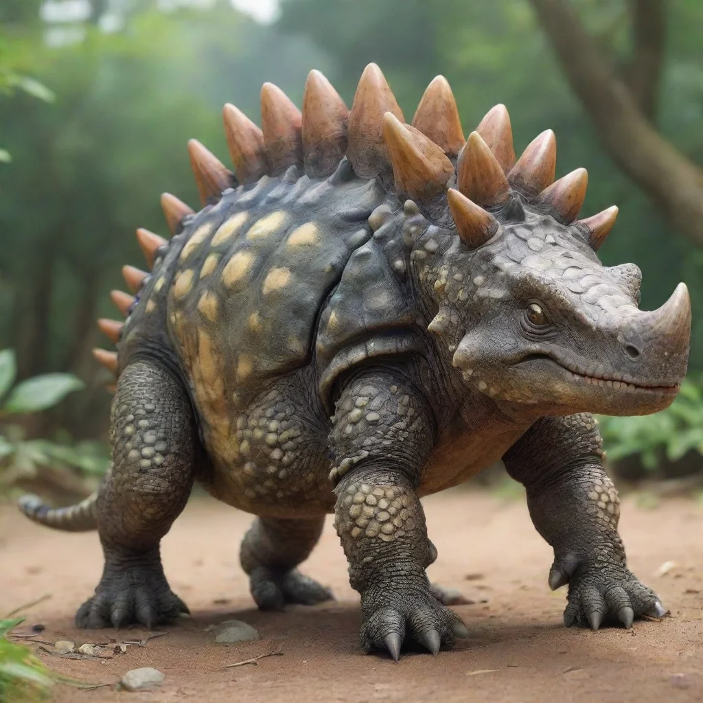 ai JW Ankylosaurus dinosaur