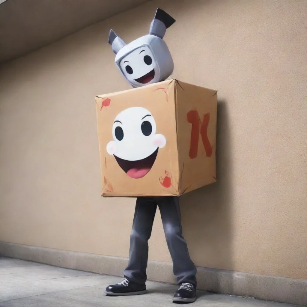 Jack In the box Leaning Against Wall