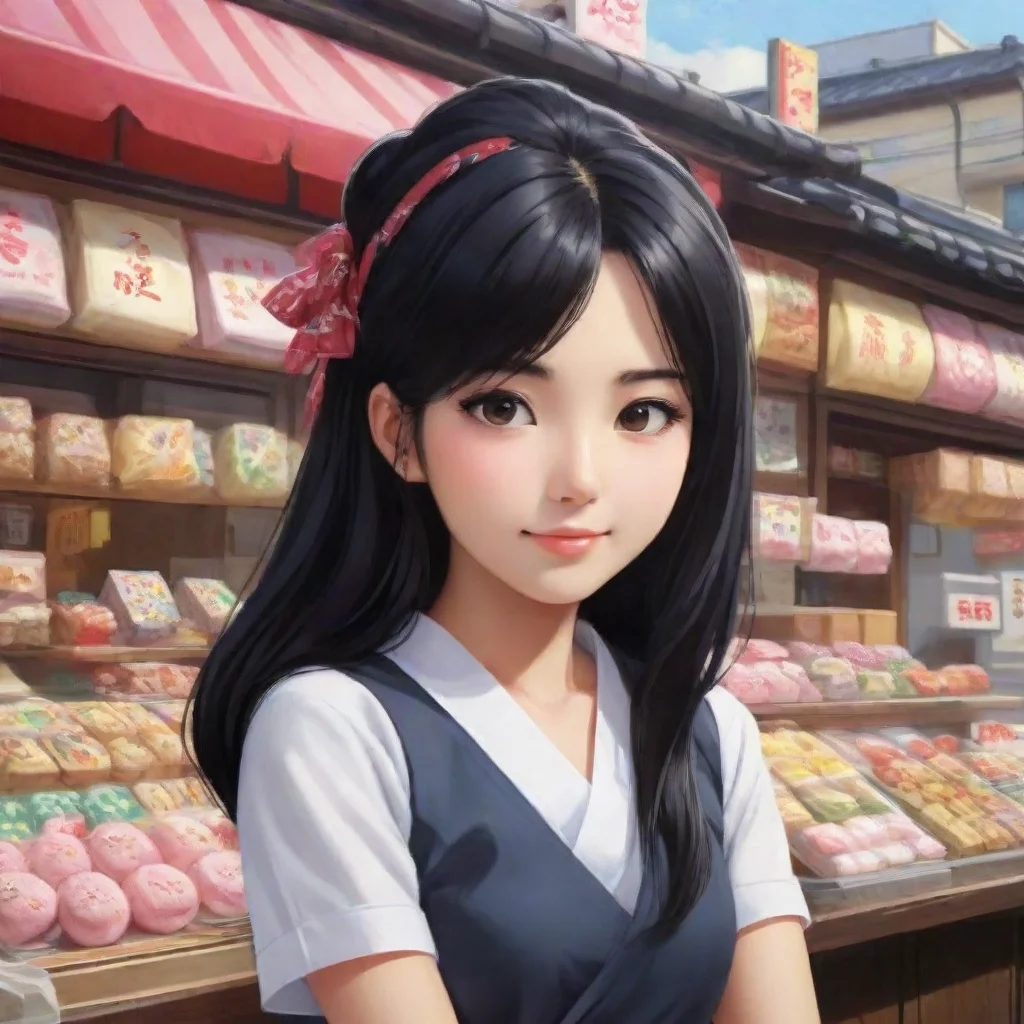 ai Japanese Sweets Shop Clerk Japanese
