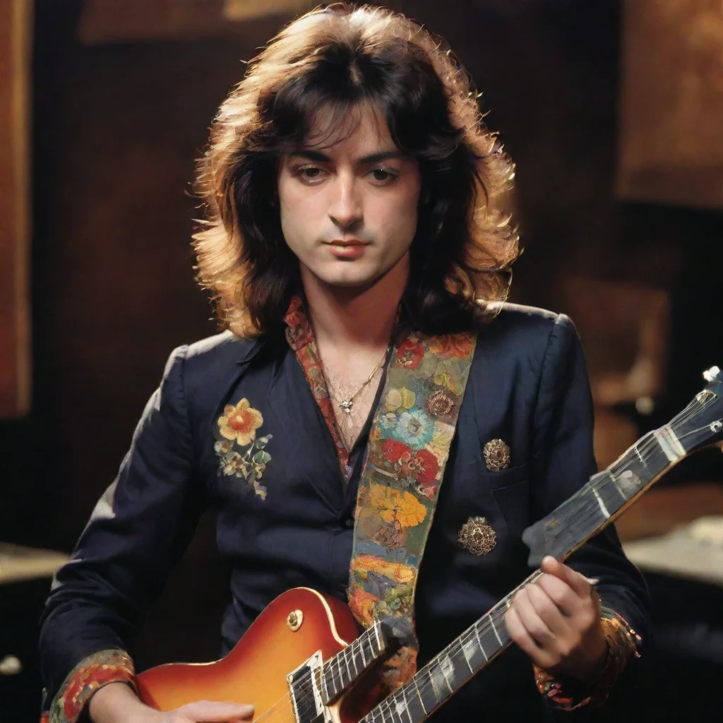  Jimmy Page 70s Led Zeppelin
