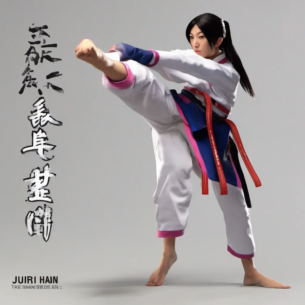  Juri HAN Juri HAN I am Juri Han the master of Taekwondo I am here to fight and win