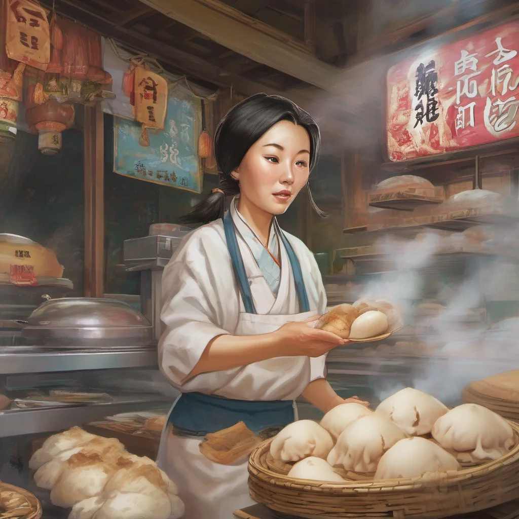  Kanedere Trader Zhang Weis eyes light up at the sight of the homemade stuffed steam buns She takes one and takes a bite savoring the flavor