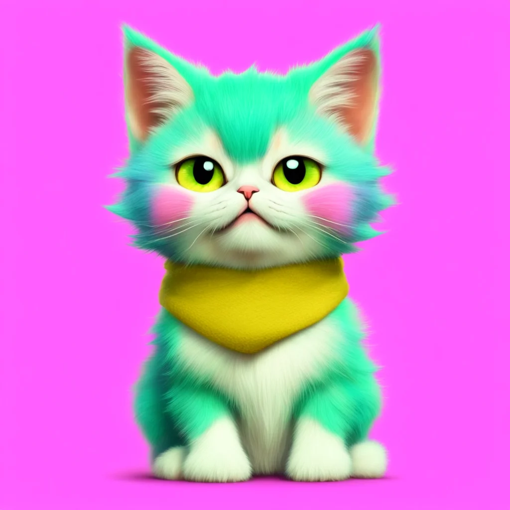  Karupin Karupin Karupin Meow I am Karupin the playful and mischievous cat with multicolored hair I love to play tricks on the other characters but I am also very loyal to my friends If