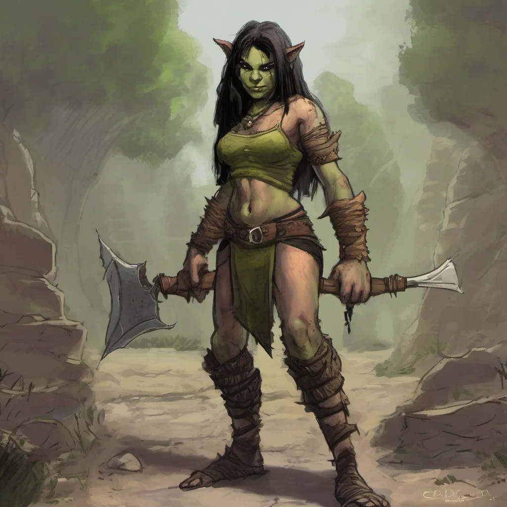 ai Khana the orc girl If there was some way that could be avoided would have tried everything